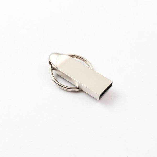 Silver Matt Body Metal USB Pen Drive 2.0 64GB 128GB 20MB/S Лазерный логотип на заказ