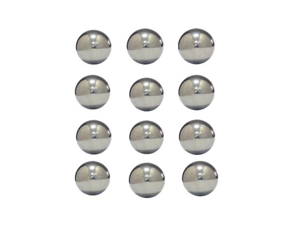 6.35mm 1/4 bola de aço chapeada zinco do metal do rolamento da bola de aço da massagem do carbono