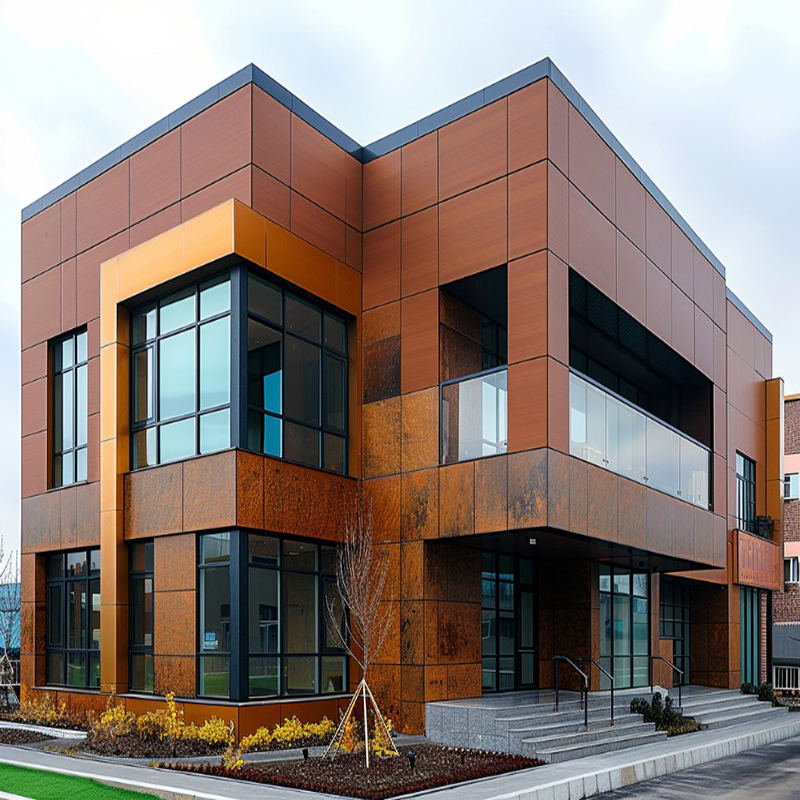 Premium Wooden ACP - Fire-Resistant & Durable Wood Look Cladding