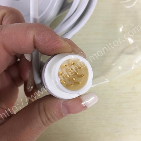 GE Corometrics 2264HAX TOCO Probe TP01-RQ-22 Transducer Probe 12 Pins for 170 Series Fetal Monitor