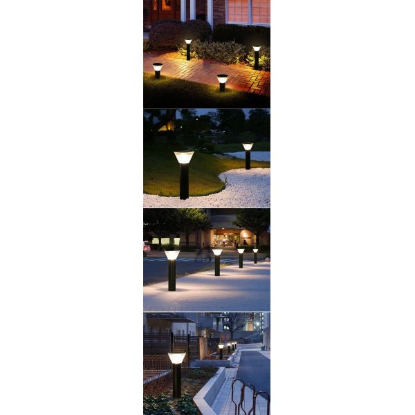 На открытом воздухе солнечный свет сада СИД столба штендера ландшафта виллы лампы лужайки пала света 6500K ворот солнечный приведенный в действие солнечный