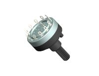 Resistencia de aislamiento 100MΩ Min Interruptor rotativo electrónico con actuador de perno tipo RS26