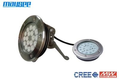 Luz IP68 da associação do diodo emissor de luz do RGB do poder superior, luzes da piscina do diodo emissor de luz 54W, 316L de aço inoxidável,