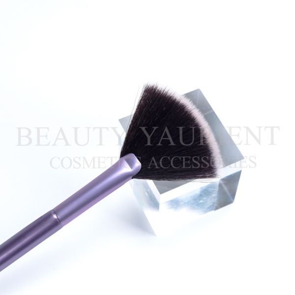 Customizable 16.7cm Fan Single Makeup Brush Cosmetic Tools To Help Sweet Duty