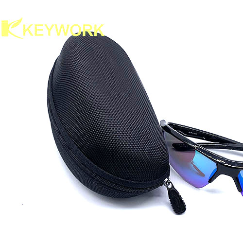 Oxford Cloth Sports Sunglasses EVA Eyewear Case Perfect For Curved Frames