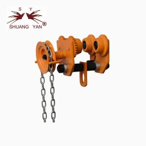 Jib Crane Geared Girder Trolley 2.2m Curved Track Radius Easy Adjustable