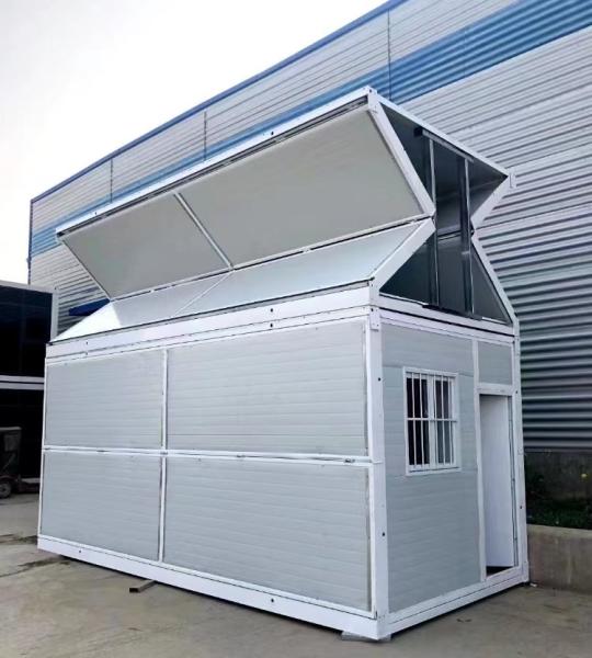 Container mobile pliable avec porte en acier