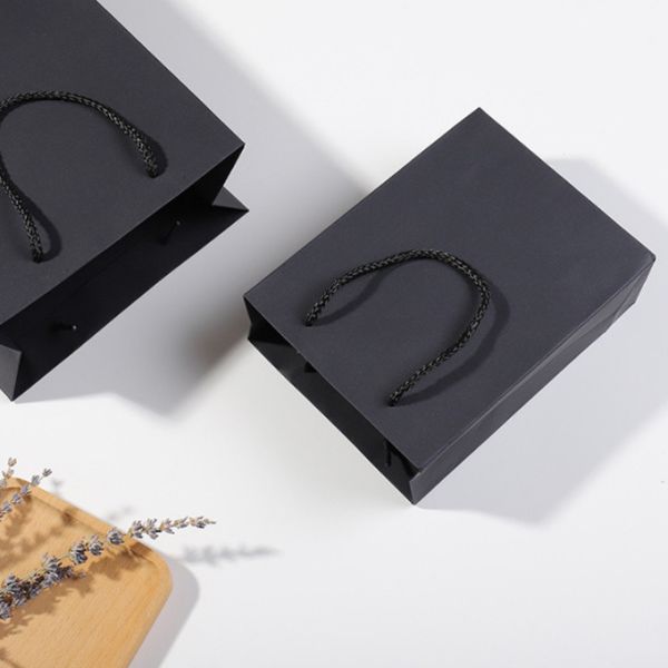 Многоразовая Biodegradable верхняя сумка ручки подгоняла сумку подарка Kraft бумажную упаковывая