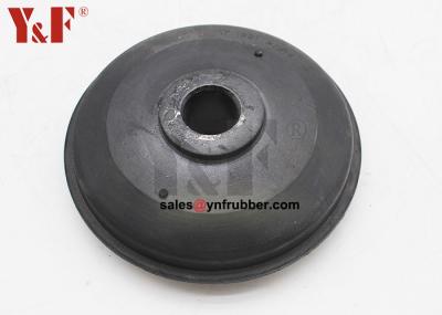 Black Isolation Rubber Mounts Flanged With High Noise Reduction