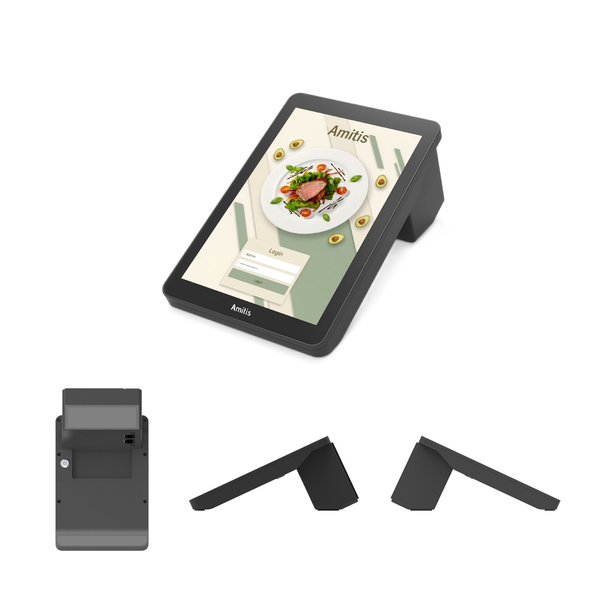 Industrial Android All In One POS System AMP08 RK3562 Stable For Retail