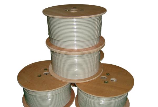 PVC jacket RG6 Coaxial Cable , RG6 Drop Cable FOR Communication