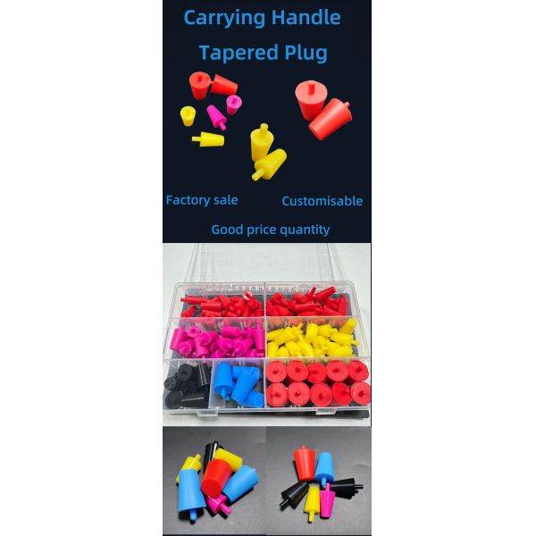 Customisable Silicone Cone Plugs Colorful Sets for Multiple Sizes and Easy Handling