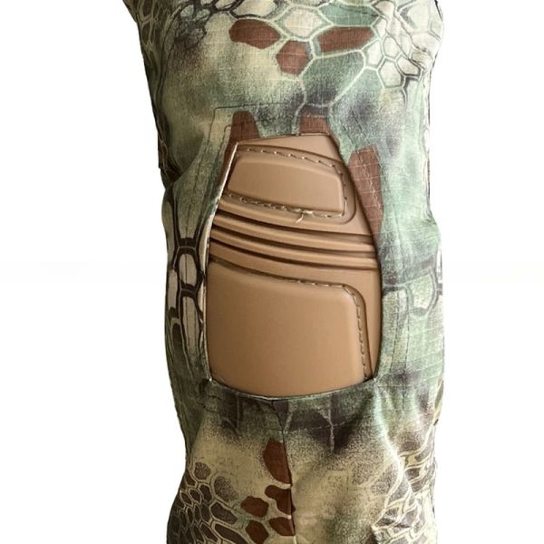 Outdoor Breathable Suit Olive Green Black Frog Suit with 4 Seasons and TWILL Fabric