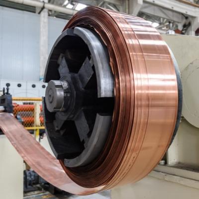 Rolo de fita de cobre para componentes elétricos na indústria automóvel