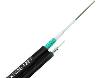 Loose Tube Stranded GYXTC8S 2 Core Outdoor Cable Aerial Telecommunication