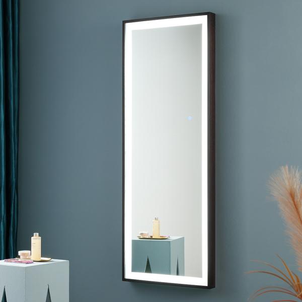 Miroir de chambre à coucher à longueur réelle avec 5 mm de cuivre sans miroir d'argent AC100-240V Voltage