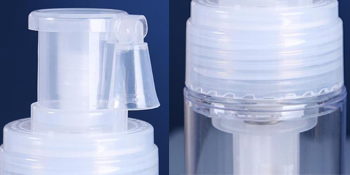 Foaming Dispenser Bottle, Travel Spray Bottle Container Cosmetics Bottle Transparent Dry Powder Spray Bottle
