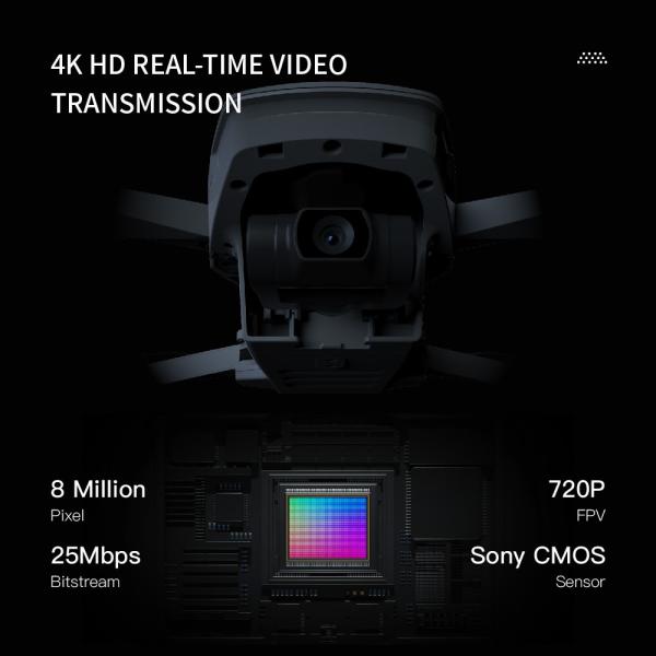 Photographie aérienne MINI Drone avec caméra 4K 3axe Gimbal UAV GPS professionnel 5km de distance de commande