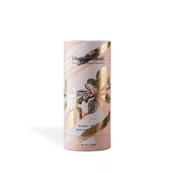 Round Cosmetic Paper Tube Box , Essential Oil Perfume Paper Tube With Insert