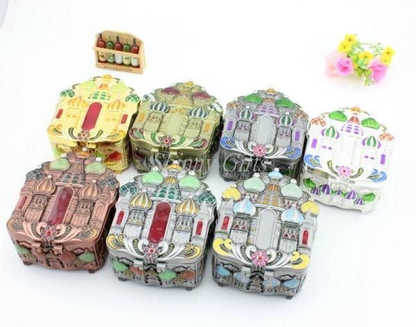 Castle Desgin Custom Metal Jewelry Box