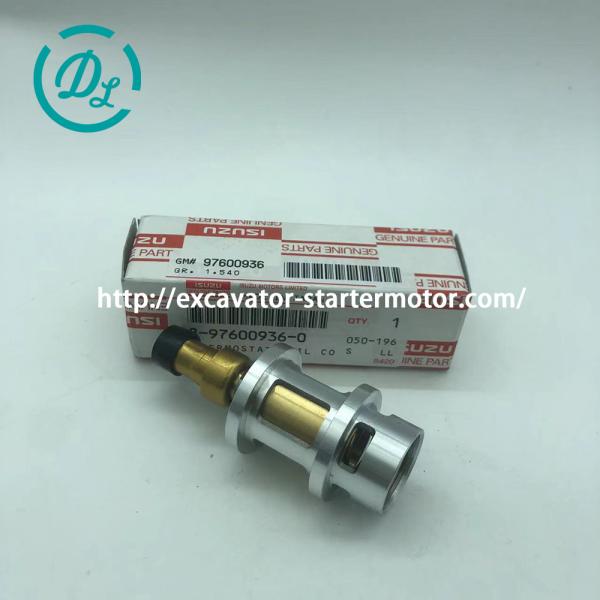 Termostato del enfriador de aceite del motor ISUZU 6HK1 OEM 8-97600936-0
