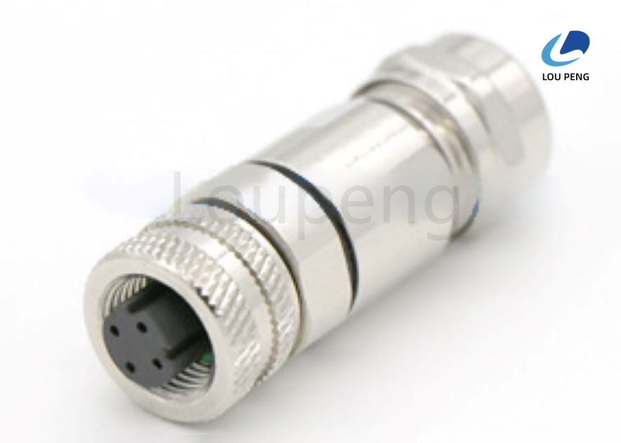 Gold Plated Circular Push Pull Connectors Providing Operating Voltage 250V Suitable for Electrical Systems and Industrial