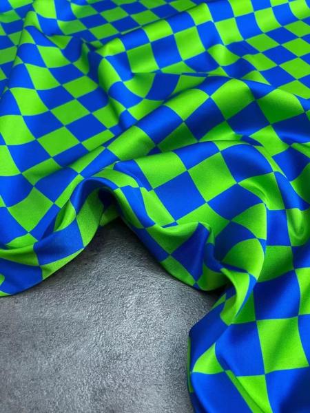 100% Silk 20MM Elastic Twill Antiflaming Anti-Wrinkle Static-free Elegant Fashion Plaid shirt  for Girls