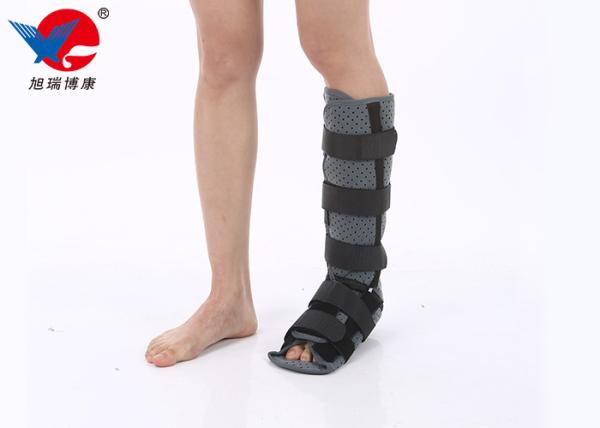 Aluminum Alloy Medical Ankle Support Boots Two External Straps Wrap To Enhance Stability