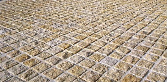 Твердость 104хсд желтого естественного куба вымощая камней изготовленная на заказ поверхностная заканчивая