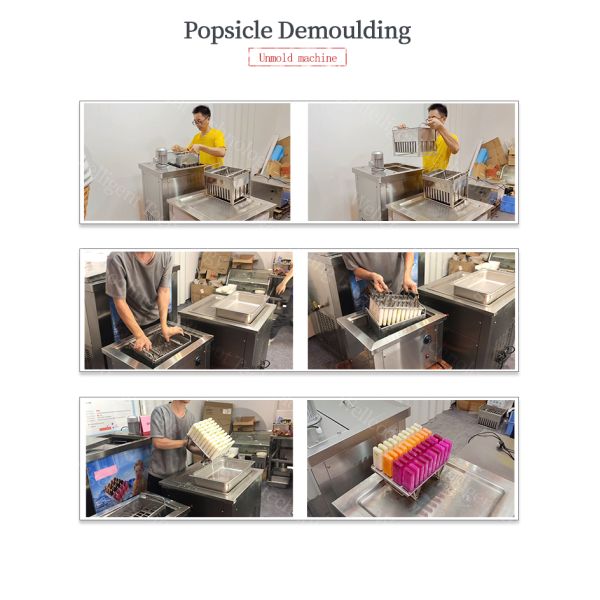 Customized Ice Popsicle Machine Temperature Adjustable Celsius Popsicle Machine