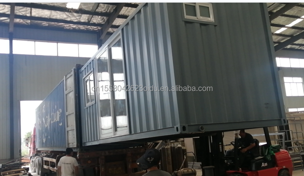 Casa de contenedores portátil de lujo moderno Estructura prefabricada de acero Villa móvil prefabricada Casa Hotel para troncos Eco-amigable