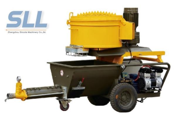 Electric Epoxy Wall Putty Sprayer / Cement Mortar Plastering Machine 2.2kw Power