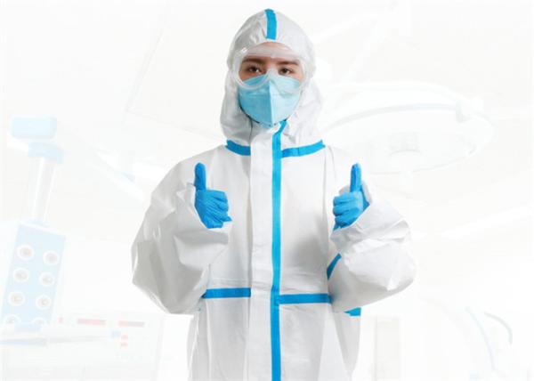 Personal Disposable Protective Coverall Clothing / Protective Suits FDA CE CAT