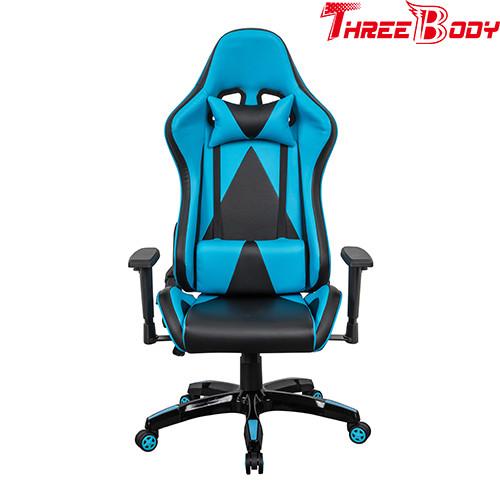 Racing Style High Back PU Leather Office Gaming Chair Ergonomic Style Swivel Chair Headrest Lumbar Support