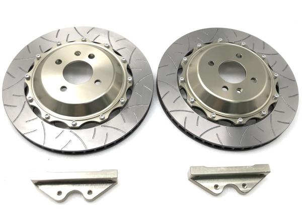 alumínio 6061 Grey Cast Iron TH250 das peças do freio do carro do disco de 370*32mm