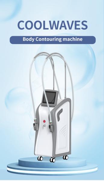 Esculptura corporal de ondas frias Radiofrequência Apertar a pele Quente Frio Cryo Beauty Slimming Machine