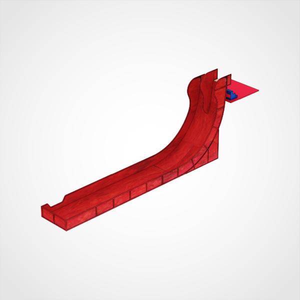 Toboggan de jeu intérieur pour enfants de 3 à 10 ans, conception plastique sécurisée