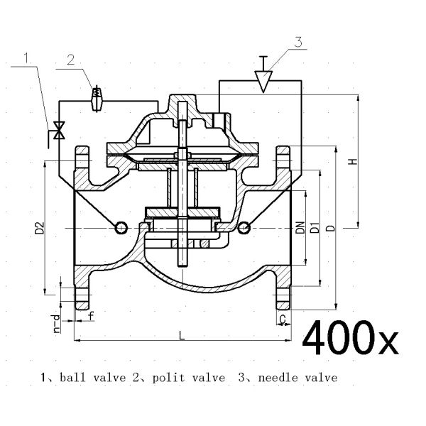 Auto Stainless Steel Pressure Reducing Valves 3/4