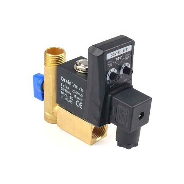 Etrany2Way 3/8 in Water DC24V Brass Material Stop Solenoid Valve Normal Temperature Control Manual 1 Year Warranty ODM/OEM