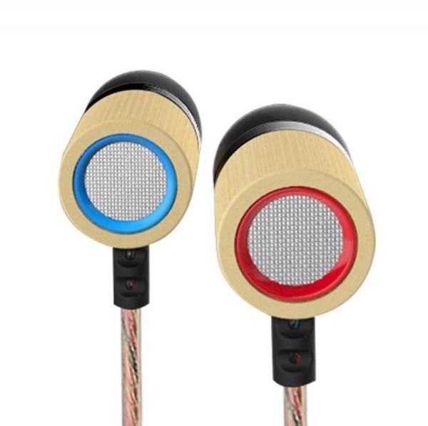 Hybrid Balance Armature Dynamic Bamboo Wood Wired Headphone KZ ED7 3.5mm In Ear Earphone