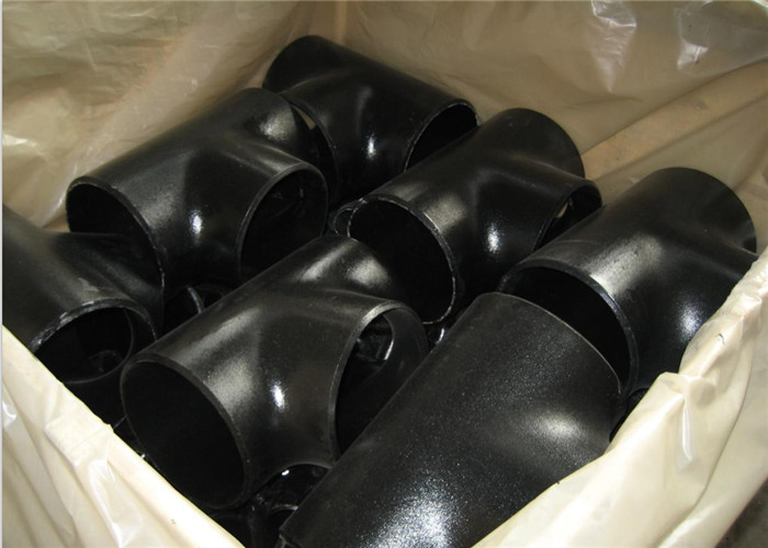 Бесшовные трубные фитинги Углеродистая сталь ansi b16.9 sch40 Reducing TEE A234 WPB 4