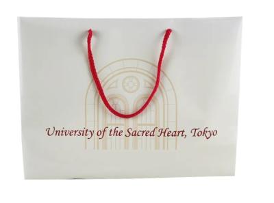 Recyclable Stone Paper Bag 100% Tree Free Customized with handle