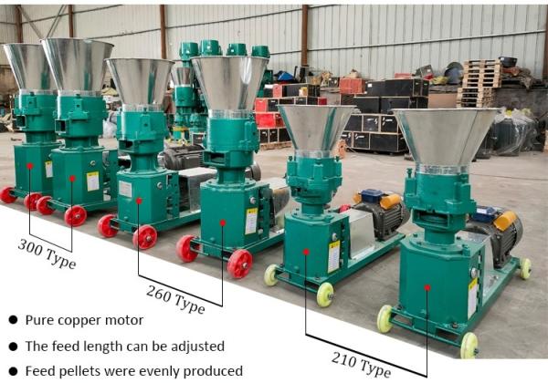 Animal Poultry Fish Feed Making Machine / Wood Pellet Making Machine
