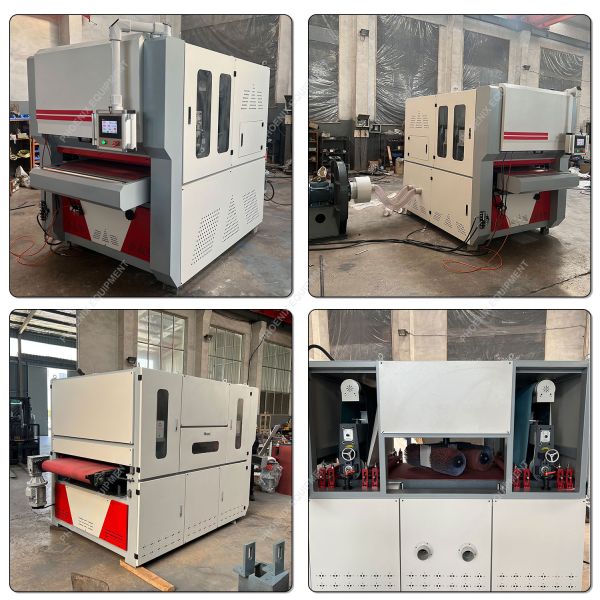 R-G4-1000 Automatic Surface Polishing Belt Sander Metal Deburring Sanding Machine