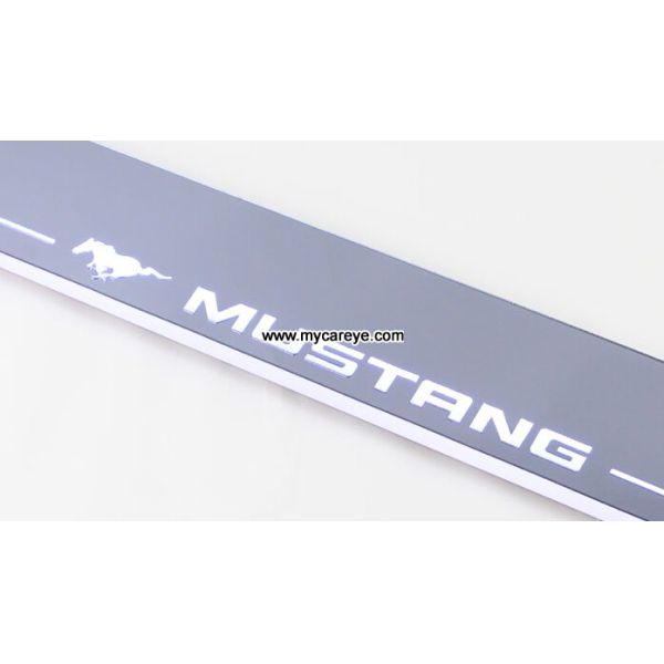 Ford Mustang car moving door floor lights LED door scuff plate light