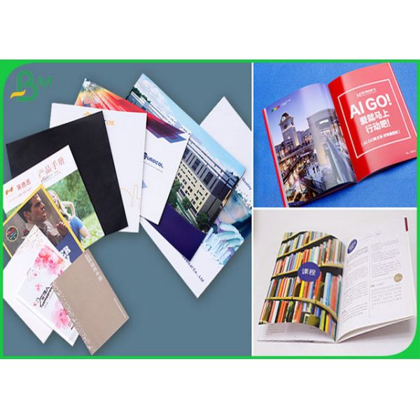 80gsm 130gsm Coated  Silk C1S Paper For Making Advertising Brochure Or Birthday Card