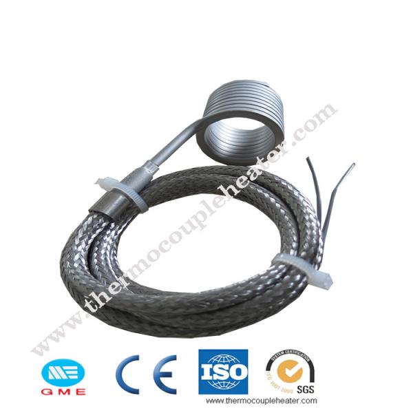 Spring Hot Runner Coil Heaters Stainless Steel 304 With Type J Thermocouples