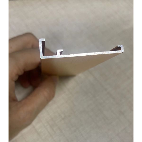 Fashion Decor Full Length Dressing Mirror with Brushed Bright Gold Aluminum Profile