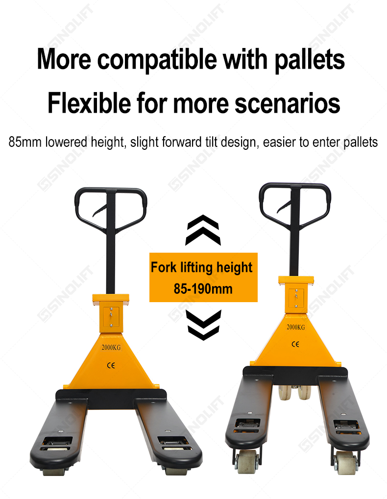 SINOLIFT T8 Series Pallet Truck with Electronic Scale