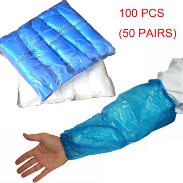 Disposable PE waterproof arm cover sleeves for medical/food